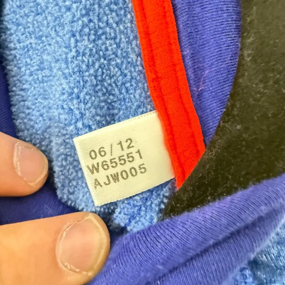 Adidas Hoodie Mens M Blue Pullover Sweatshirt Athletic Kangaroo Pocket